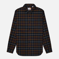 Мужская рубашка Timberland Midweight Flannel Check, цвет синий, размер S