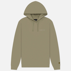 Мужская толстовка Lyle & Scott Embroidered Hoodie, цвет бежевый, размер S