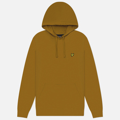 Мужская толстовка Lyle & Scott Hoodie Regular Fit, цвет жёлтый, размер M