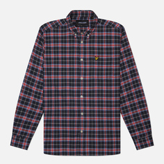 Мужская рубашка Lyle & Scott Check Flannel, цвет синий, размер S