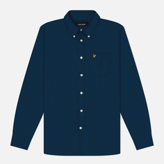 Мужская рубашка Lyle & Scott Plain Oxford, цвет синий, размер S