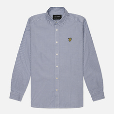 Мужская рубашка Lyle & Scott Shepherd Check, цвет голубой, размер XXL
