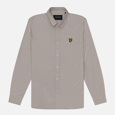 Мужская рубашка Lyle & Scott Shepherd Check, цвет оливковый, размер S