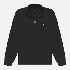 Мужская толстовка Lyle & Scott Interlock Quarter Zip, цвет серый, размер XL