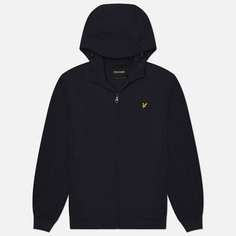 Мужская куртка ветровка Lyle & Scott Fleece Back Softshell, цвет синий, размер XL