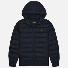 Мужской пуховик Lyle & Scott Wadded Regular, цвет синий, размер XL