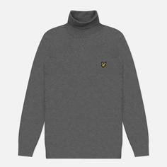 Мужской свитер Lyle & Scott Cotton Merino Turtleneck, цвет серый, размер XL
