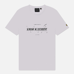 Мужская футболка Lyle & Scott Anatomy Of Type Graphic, цвет белый, размер XXL