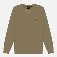 Мужская толстовка Lyle & Scott Crew Neck Regular Fit, цвет бежевый, размер L