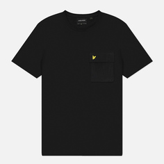 Мужская футболка Lyle & Scott Woven Pocket, цвет чёрный, размер L