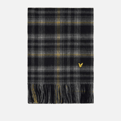 Шарф Lyle & Scott Tartan Cashmere, цвет чёрный
