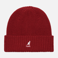 Шапка Kangol Merino Wool Ribbed, цвет бордовый