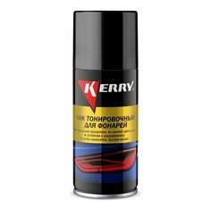 Лак Для Тонировки Фар (Черный) 210 Мл Universal Kerry арт. KR-963.1