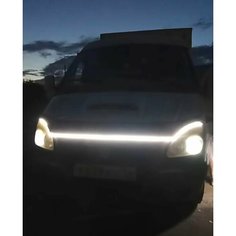 Светодиодная LED лента для капота Газель 1,8 м белая Avag - автомобильные аксессуары