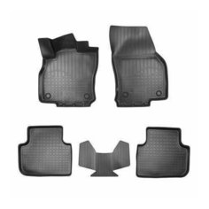 Коврики для автомобиля полиуретановые в Audi Q3 II F3 3D (2018-) / Автоковрики с бортом в салон Ауди Ку 3 2 поколение Ф3 3Д Nor Plast