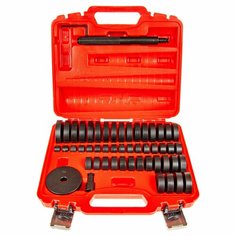 Набор инструмента ER-86739, оправок для монтажа подшипников, втулок, сальников, 51пр.(18-65мм с шагом 1мм, 75мм) эврика