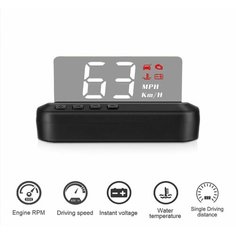 Автомобильный HUD-компьютер C100 / HUD проектор скорости, температуры двигателя. Нет бренда