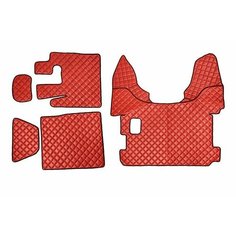 Коврик стеганый DAF 105XF с 2012 г Механика (Красный) Нет бренда