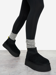 Угги женские UGG Classic Mini Dipper, Черный