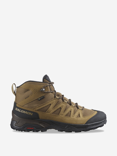 Ботинки Salomon X Ward Leather MID GTX, Коричневый