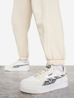 Кеды женские PUMA Carina Street Snake Chic, Бежевый