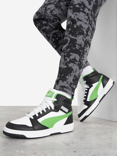 Кеды для мальчиков PUMA Rebound V6 Mid Jr, Черный