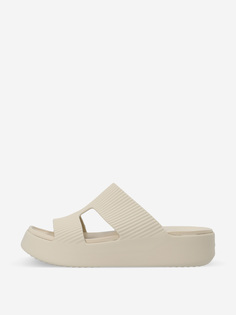 Сандалии женские Crocs Getaway Groove Platform HStrap, Бежевый