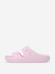 Сандалии женские Crocs Classic Floral Cut Out, Розовый
