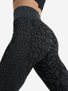 Легинсы женские Demix HighFlow Yoga Seamless Gfx, Черный