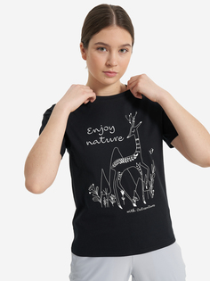 Футболка для девочек Outventure, Черный