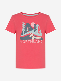 Футболка для девочек Northland, Розовый