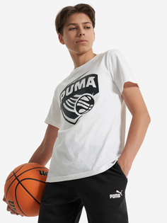 Футболка для мальчиков PUMA Basketball Posterize, Белый