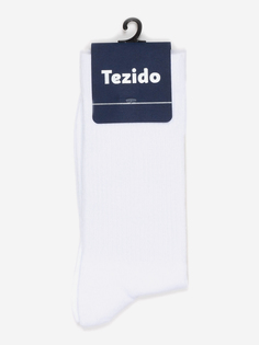 Стильные мужские носки Tezido спортивные, Белый