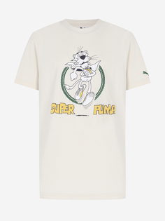 Футболка для мальчиков PUMA Super Graphic, Бежевый