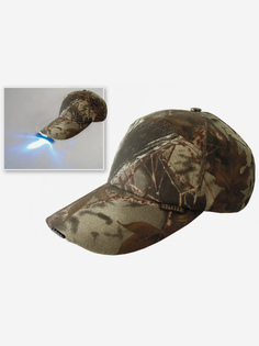 Бейсболка Хольстер летняя NEON с фонариком лес, Мультицвет Holster