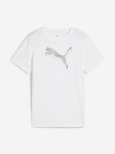 Футболка для девочек PUMA Metallic, Белый