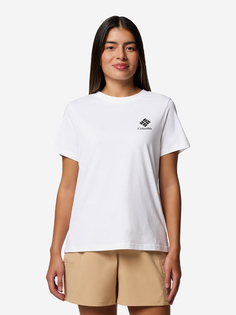 Футболка женская Columbia Rolling Bend Graphic Ss, Белый