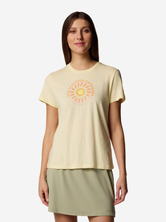 Футболка женская оверсайз Columbia Ruby Springs Graphic Fitted Ss, Желтый