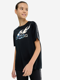 Футболка для девочек Kappa, Черный