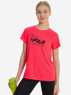 Футболка для девочек FILA, Розовый