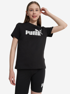 Футболка для девочек PUMA No. 1 Logo, Черный