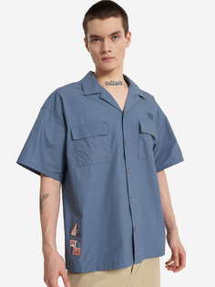 Рубашка с коротким рукавом мужская FILA, Синий