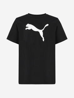 Футболка для мальчиков PUMA Cat Logo, Черный