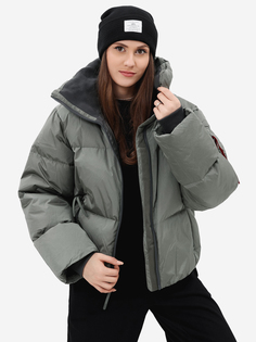 Пуховик зимний женский Sierra Short Puffer W Alpha Industries, Серый