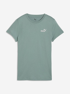 Футболка женская PUMA Ess Small No. 1, Зеленый