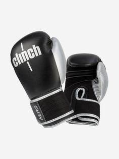 Перчатки боксерские Clinch Aero 2.0 черно-серебристые, Черный