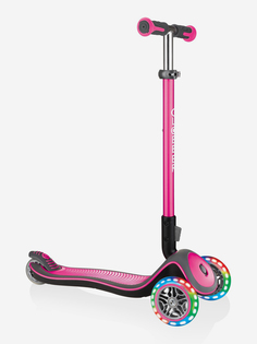 Самокат Globber ELITE DELUXE LIGHTS, Розовый