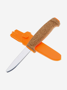 Нож охотничий Morakniv Floating Knife SRT Safe тактический, туристический, без острия, нержавеющая сталь, 94 мм, Оранжевый
