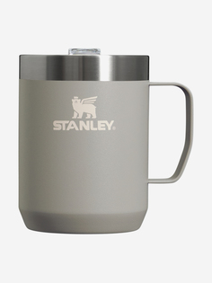 Термокружка Stanley Classic, 230 мл, серая, с ручкой и крышкой, Серый