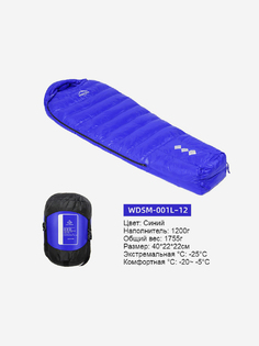 Спальный мешок Widesea WDSM-001L-12, 1200г, Синий
